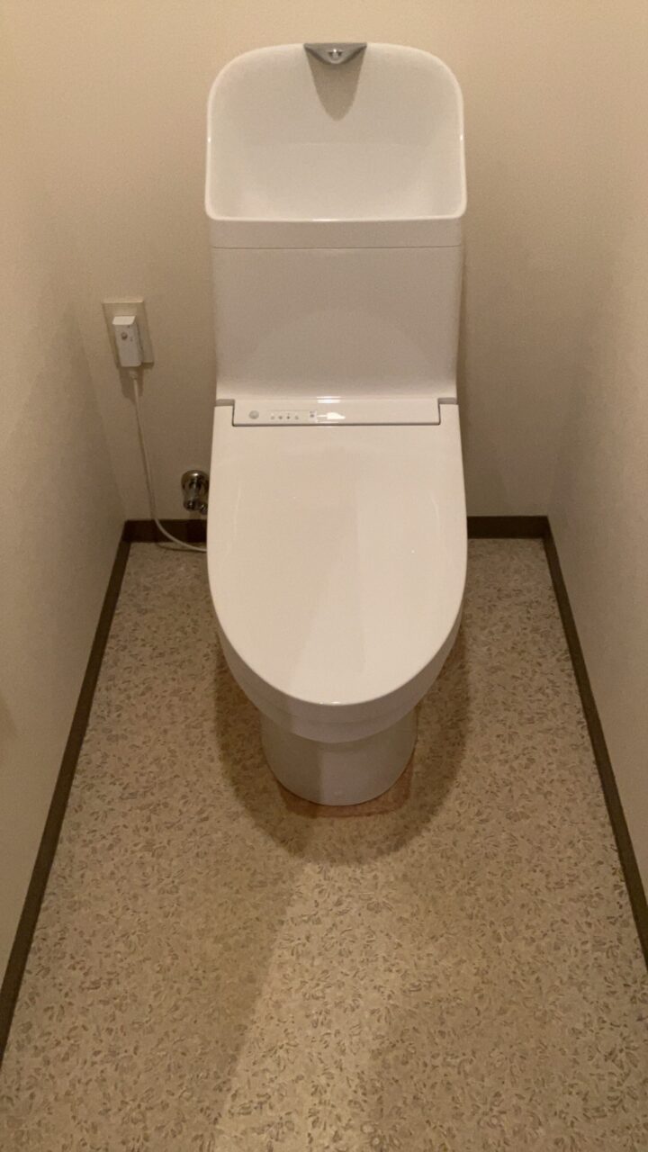 名古屋市北区でトイレつまりをきっかけに最新型トイレへ交換工事を実施の画像