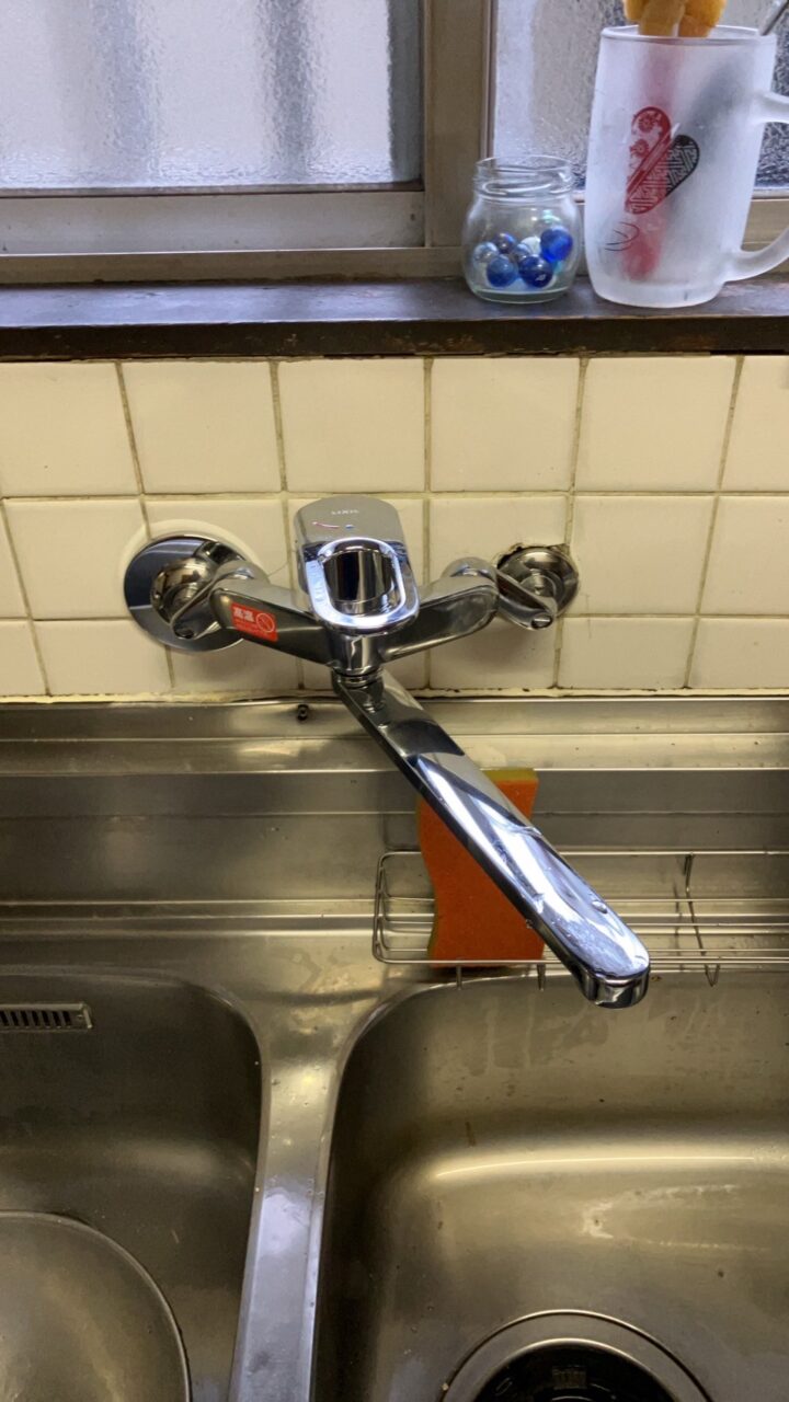 キッチン水栓交換・キッチン給湯管工事　名古屋市緑区（S様宅）の画像